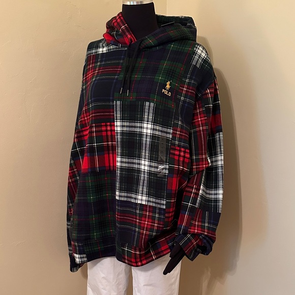 Polo by Ralph Lauren Multicolor Plaid Sweatshirt - Picture 1 of 4